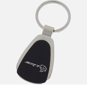 SRT Hellcat Emblem Black Key Chain Fob (Licensed Dodge Charger /Challenger)